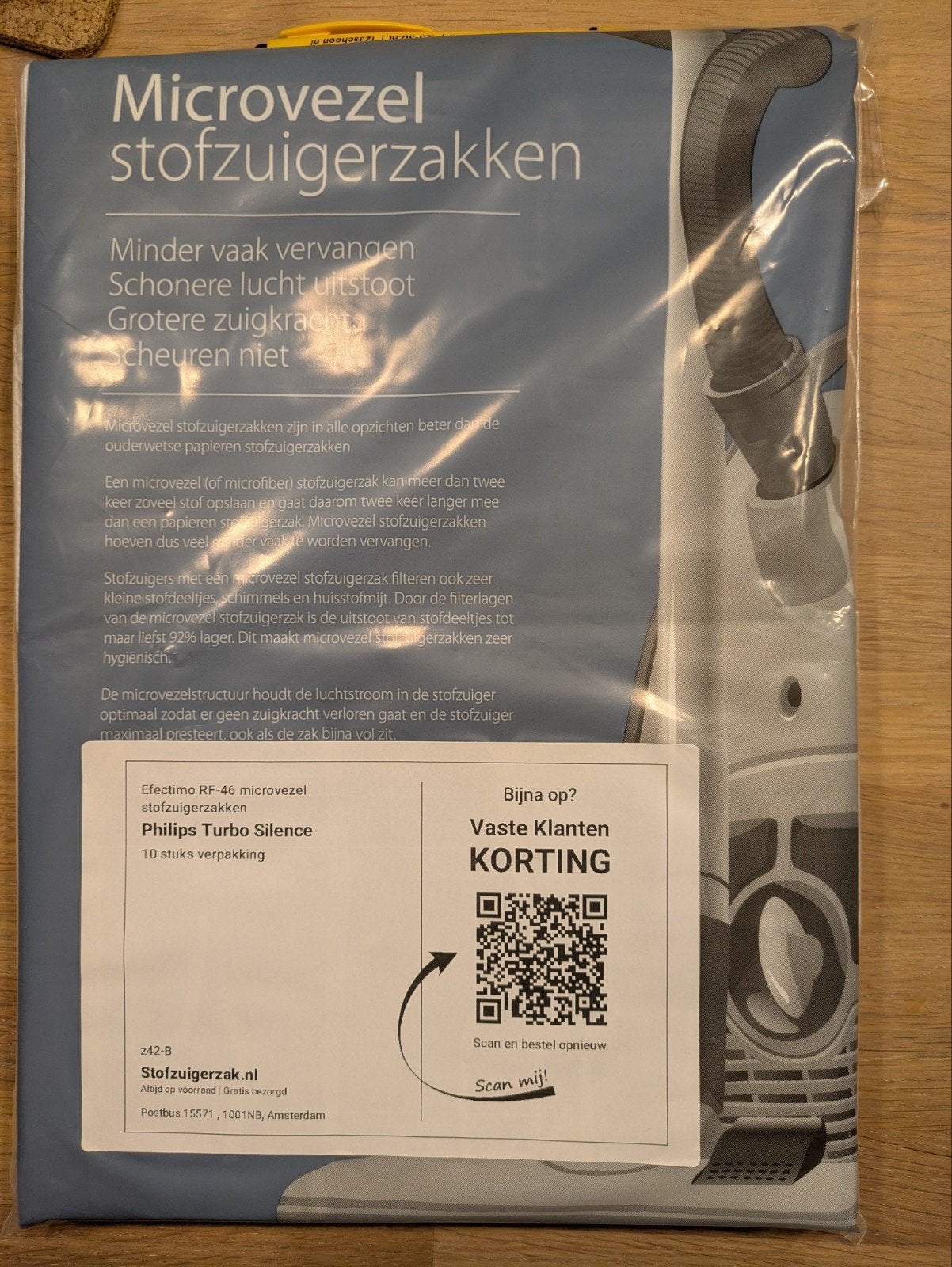 stofzuigerzakken, Ophalen of Verzenden, Nieuw