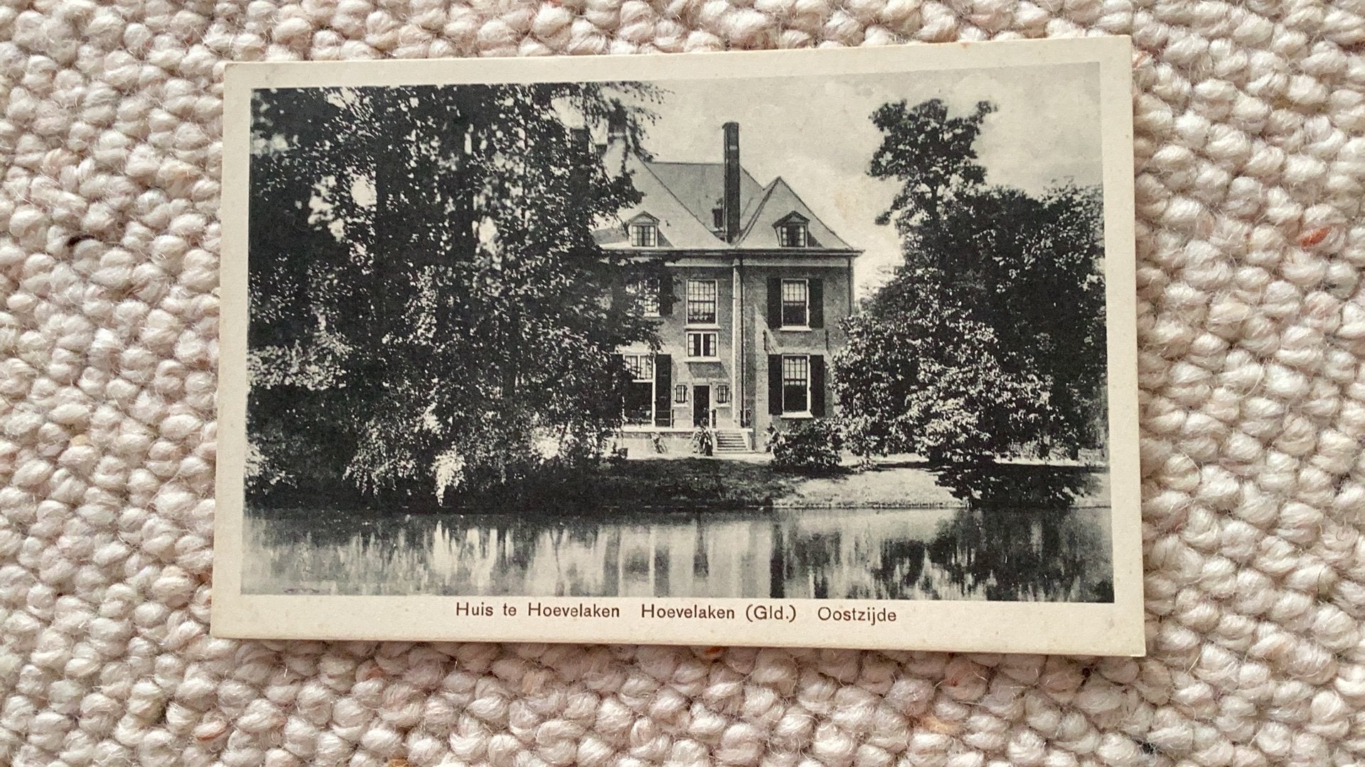 Ansichtkaart Hoevelaken Huis te Hoevelaken jaren ‘20. 987, Ophalen of Verzenden, 1920 tot 1940, Gelopen, Gelderland