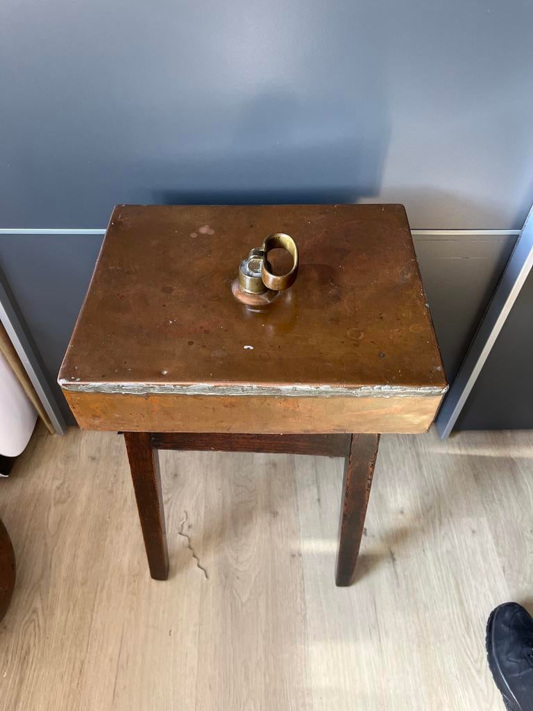 Antieke Koperen stoof, Ophalen of Verzenden, Koper