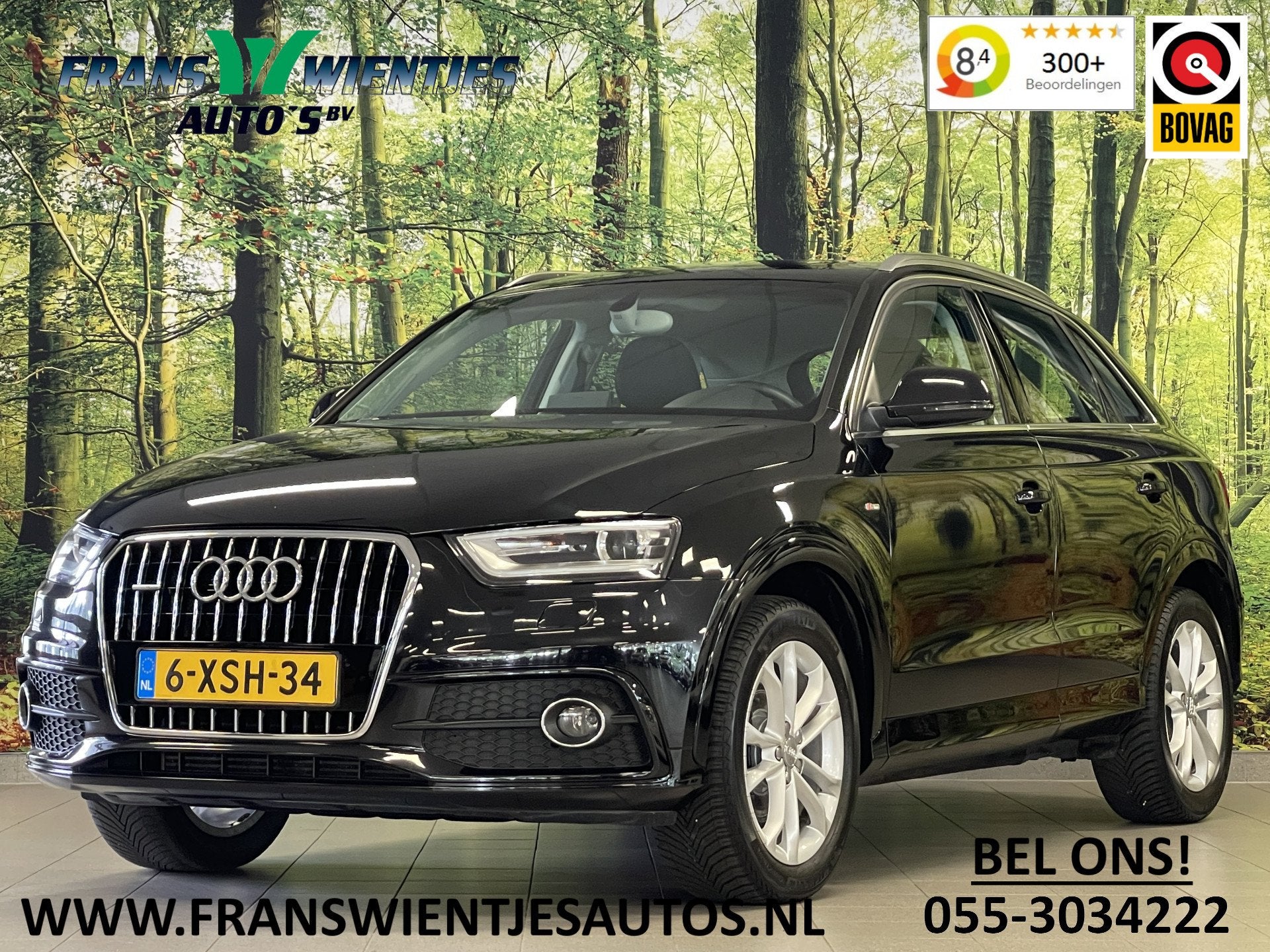 Audi Q3 2.0 TFSI quattro Pro Line S | Cruise Control | Airco, Auto's, Euro 5, Stof, Gebruikt, Zwart