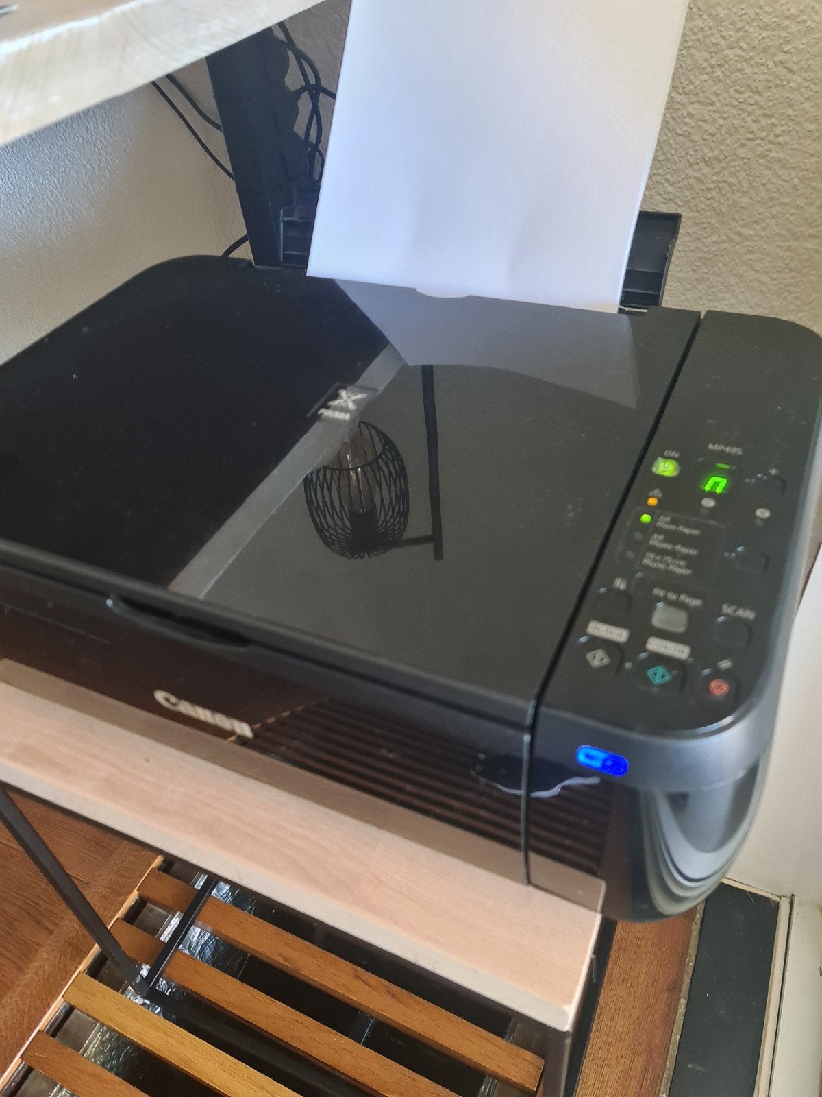 printer met nieuwe inkjet cartridge, Ophalen