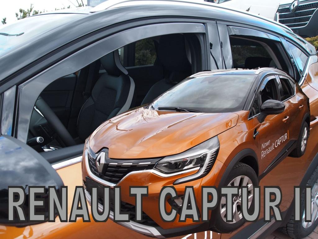 Renault Captur zijwindschermen raamspoilers fenders visors, Ophalen of Verzenden, Nieuw