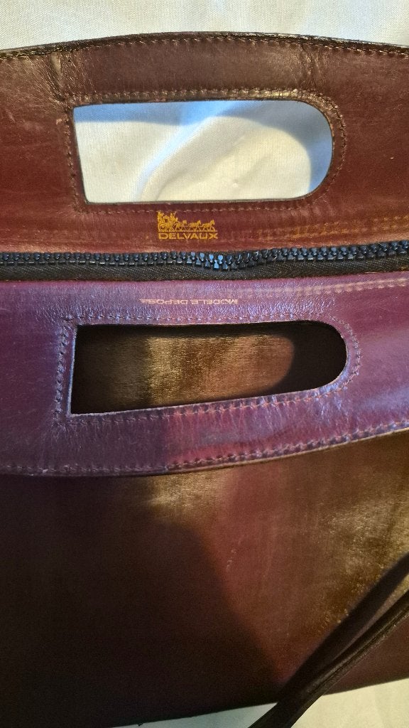 Delvaux vintage handtas, Ophalen of Verzenden, Zo goed als nieuw, Overige kleuren, Overige typen
