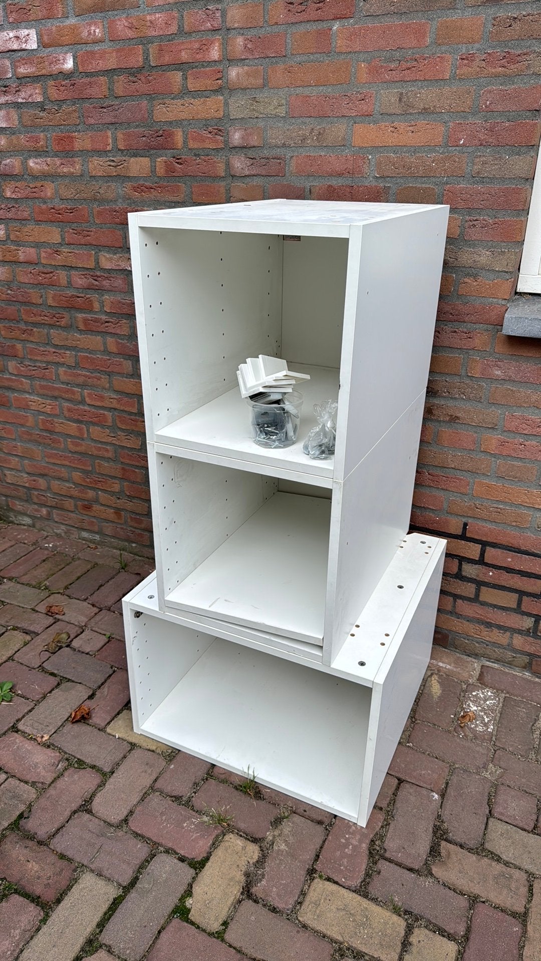 3 witte IKEA METOD kastframes, Huis en Inrichting, Ophalen, Gebruikt, 50 tot 100 cm, Minder dan 100 cm