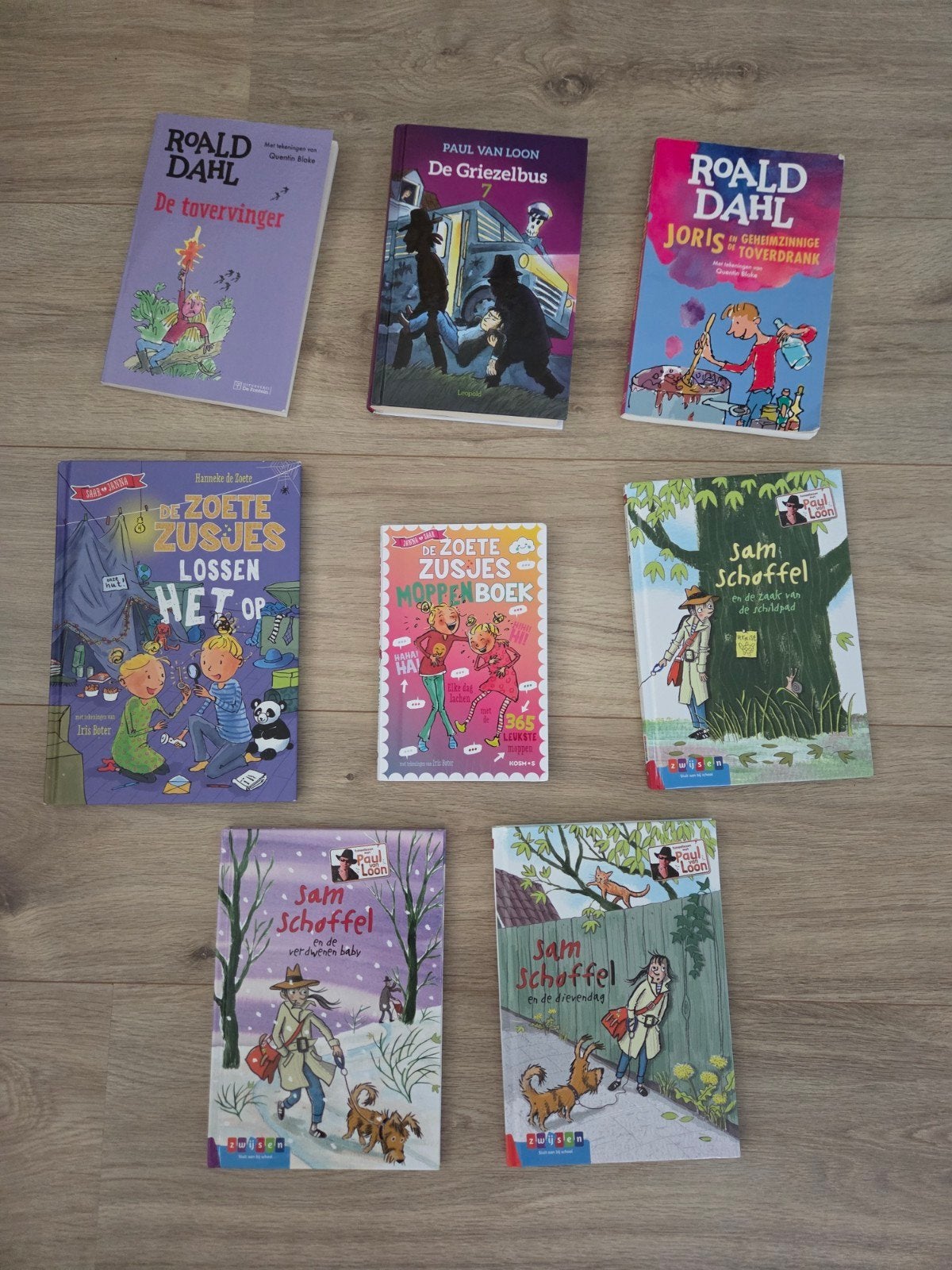 kinderboeken vanaf 7 jaar oa Roald Dahl, zoetje zusjes, Boeken, Ophalen of Verzenden, Gelezen, Roald Dahl, Paul van Loon, Hanneke de Zoete, Iris Boter