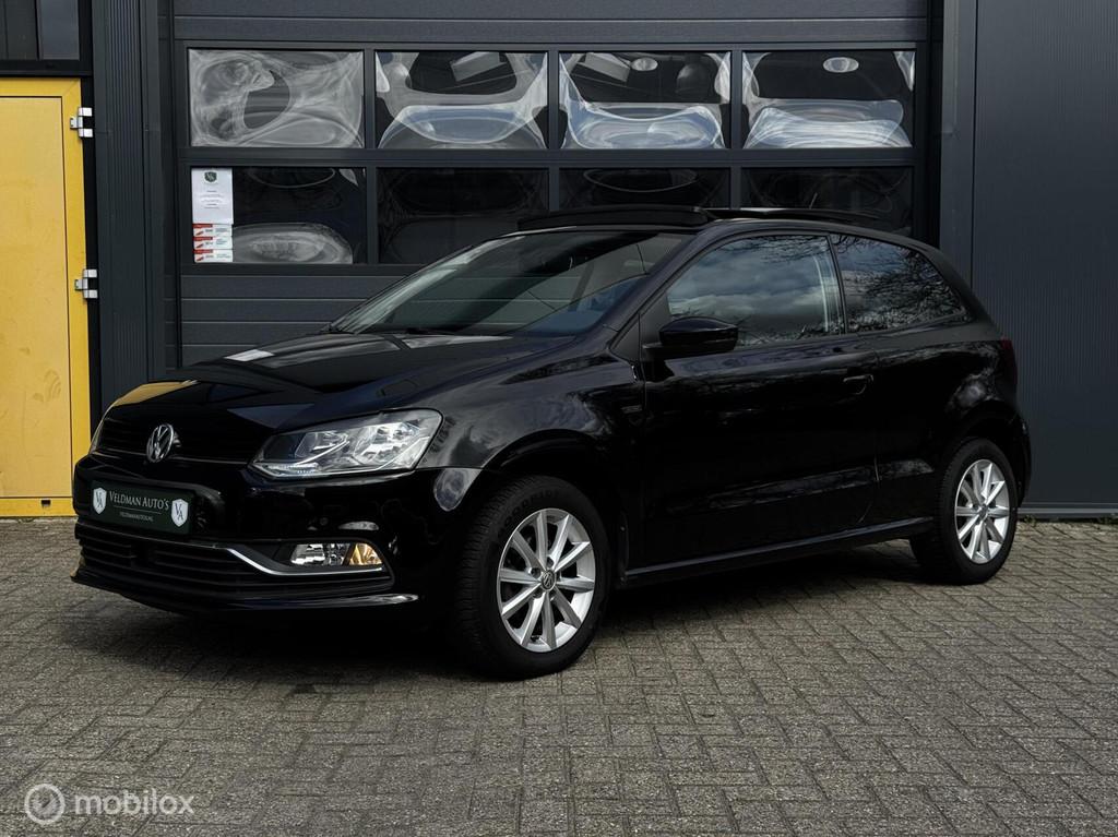 Volkswagen Polo 1.0 MPI Lounge | Pano | Cruise | PDC | airco, Auto's, Volkswagen, Gebruikt, 60 pk, Zwart, Bedrijf