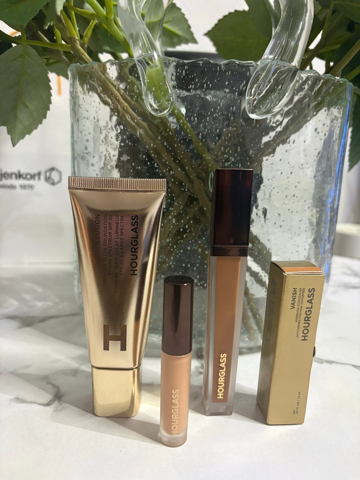Hourglass Make-up Set: Foundation, Concealer & Mini Conceale, Ophalen, Overige kleuren, Gehele gezicht, Nieuw