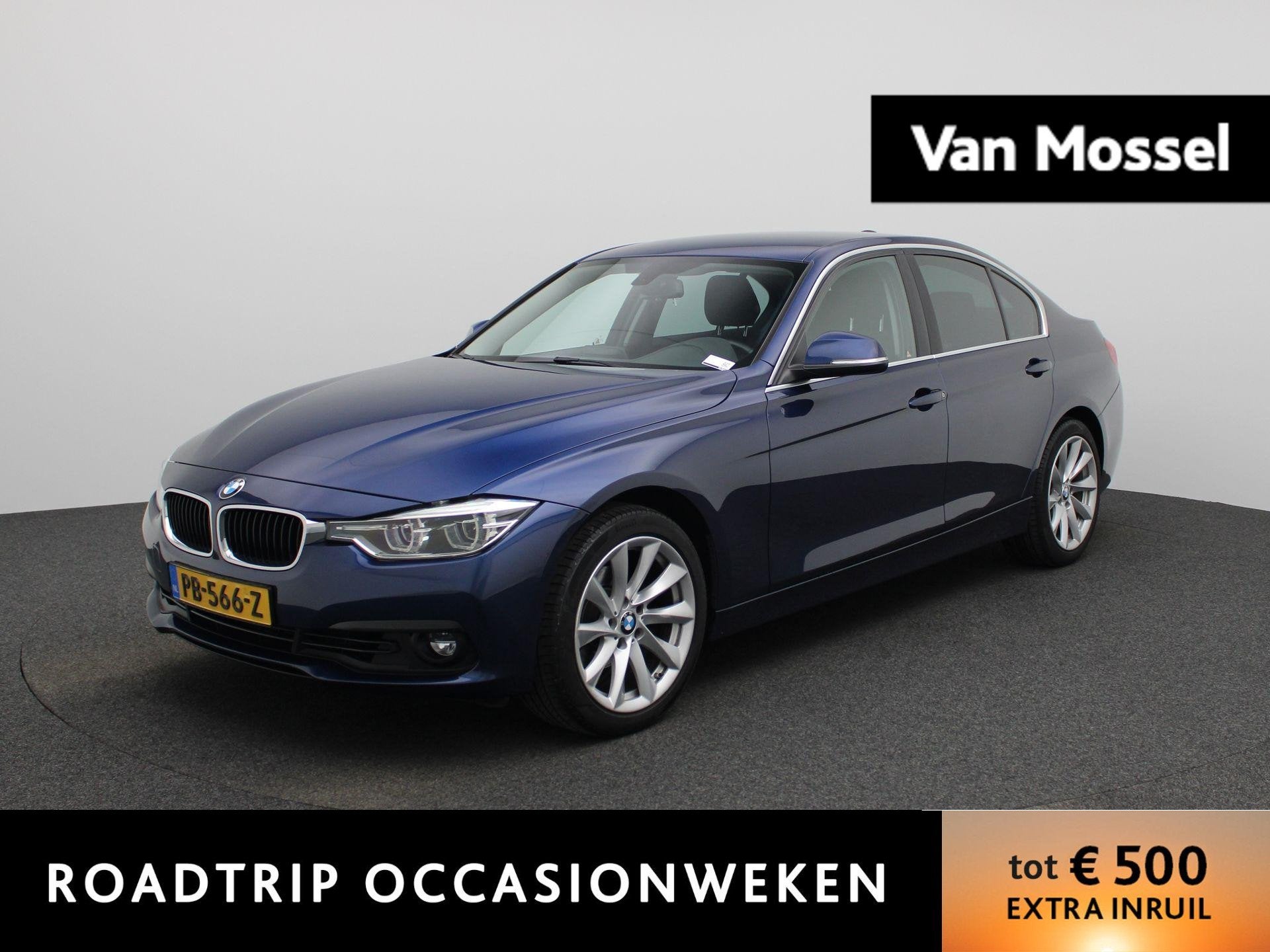 BMW 3-serie 318i Executive | Automaat | Navigatie | Cruise C, Auto's, Automaat, 12 maanden, Euro 6, Blauw