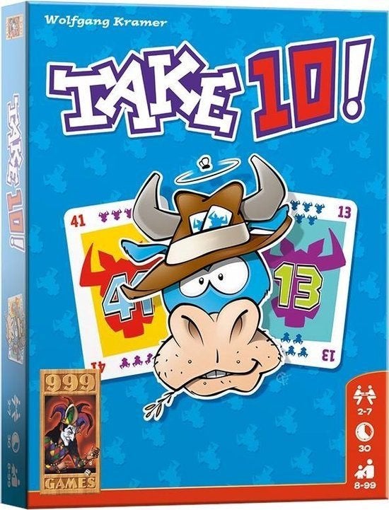 Take 10!, Hobby en Vrije tijd, Gezelschapsspellen | Kaartspellen, Vijf spelers of meer, Ophalen of Verzenden, Zo goed als nieuw
