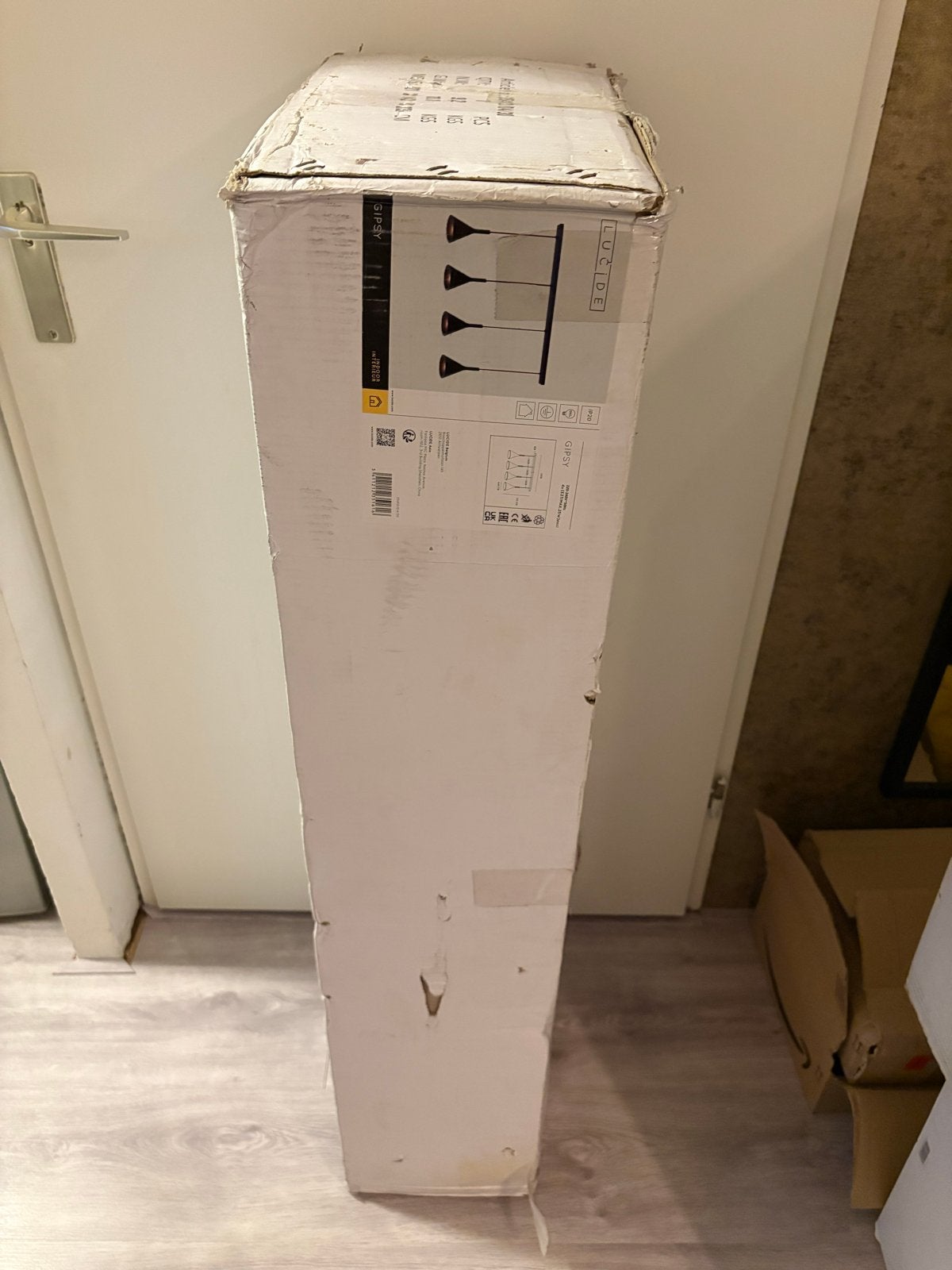 Lucide Gipsy hanglamp - Nieuw in doos, Ophalen, Nieuw, Metaal, E14 (klein)