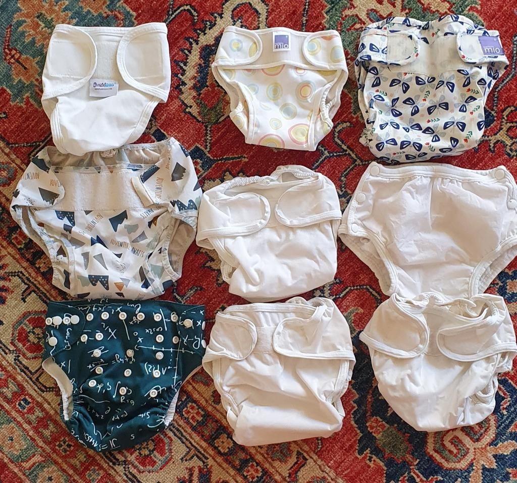 9 overbroekjes van oa Bambino Mio, Rikki (L) en Alvababy XL, Ophalen of Verzenden, Gebruikt, Jongetje of Meisje
