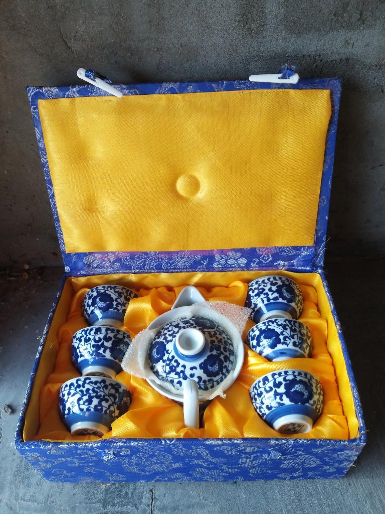chinees theeset in doos, Ophalen of Verzenden