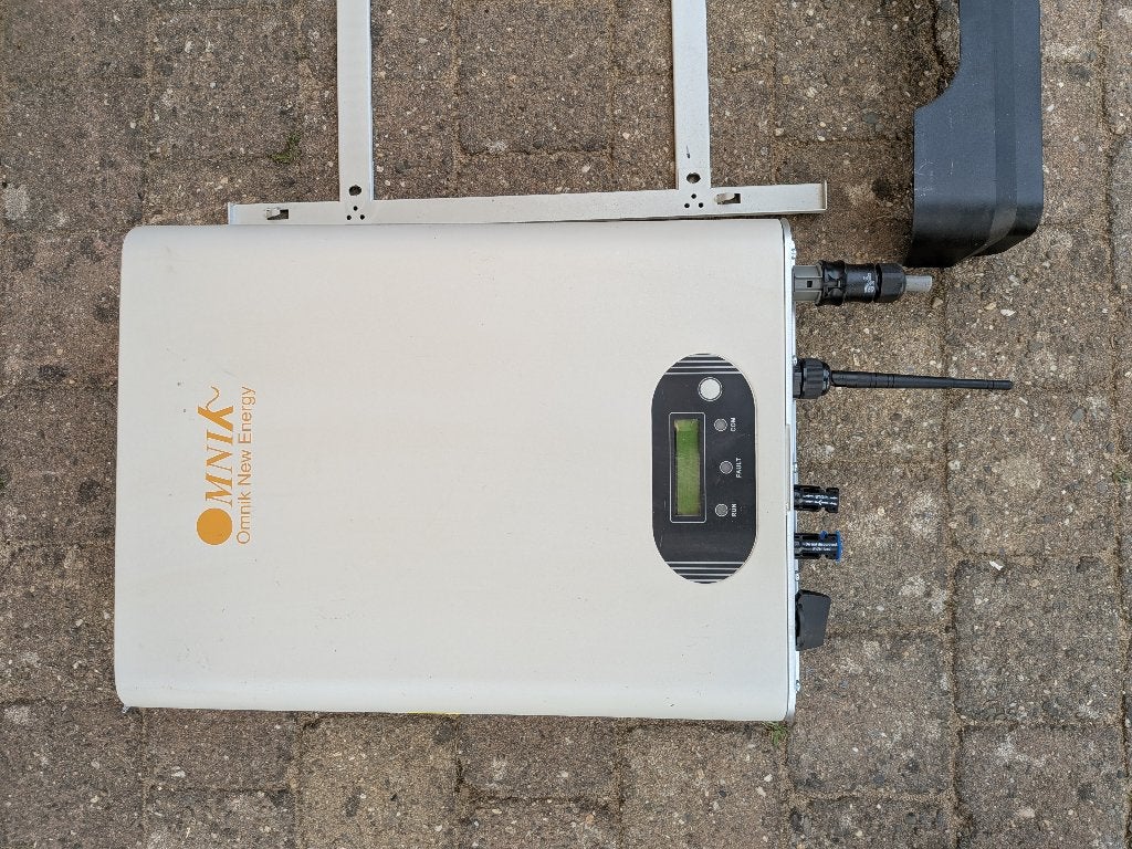 Omniksol-4.0k-TL omvormer + WIFI data module, Ophalen of Verzenden, Gebruikt, Overige typen