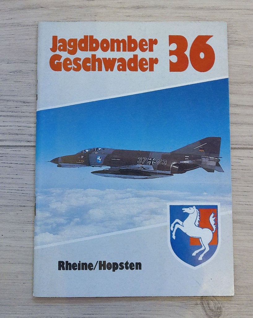 Informatieboekje Luftwaffe Jagdbomber Geschwader 36 Hopsten, Verzenden, Luchtmacht, Duitsland, Boek of Tijdschrift