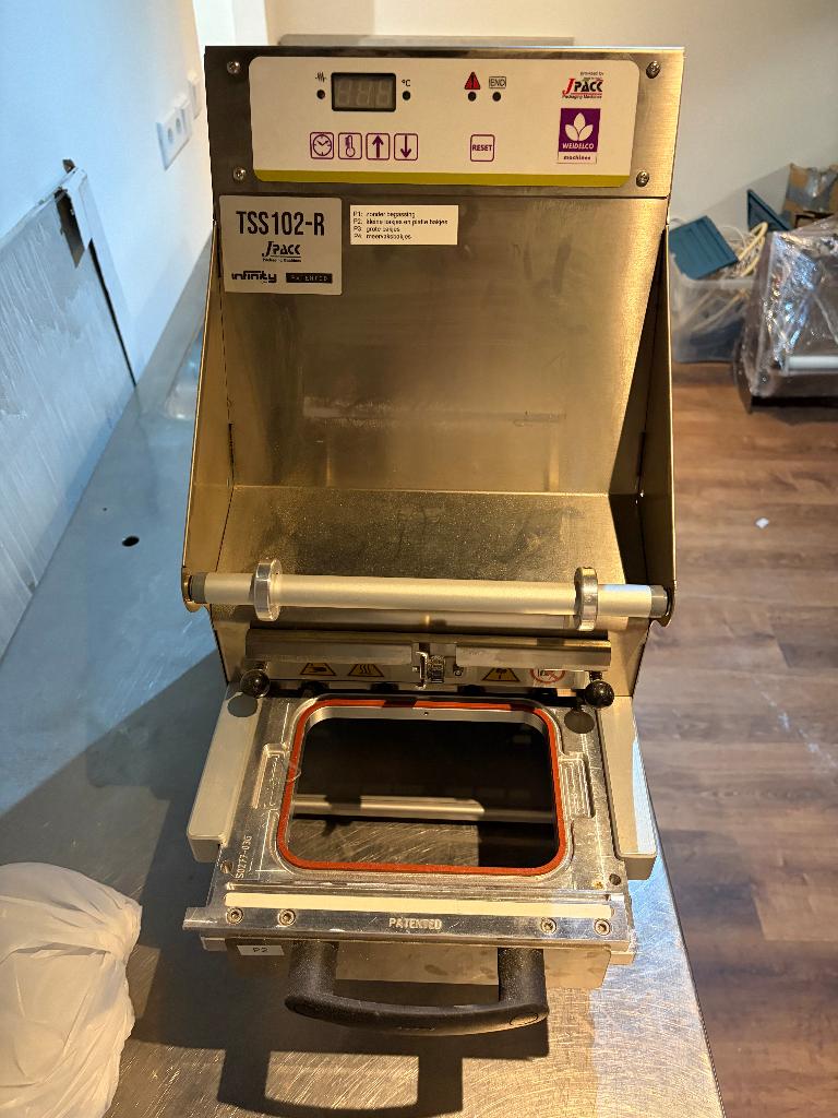 JPack TSS102-R Topsealmachine Professionele kwaliteit, Ophalen of Verzenden, Gebruikt, Koelen en Vriezen