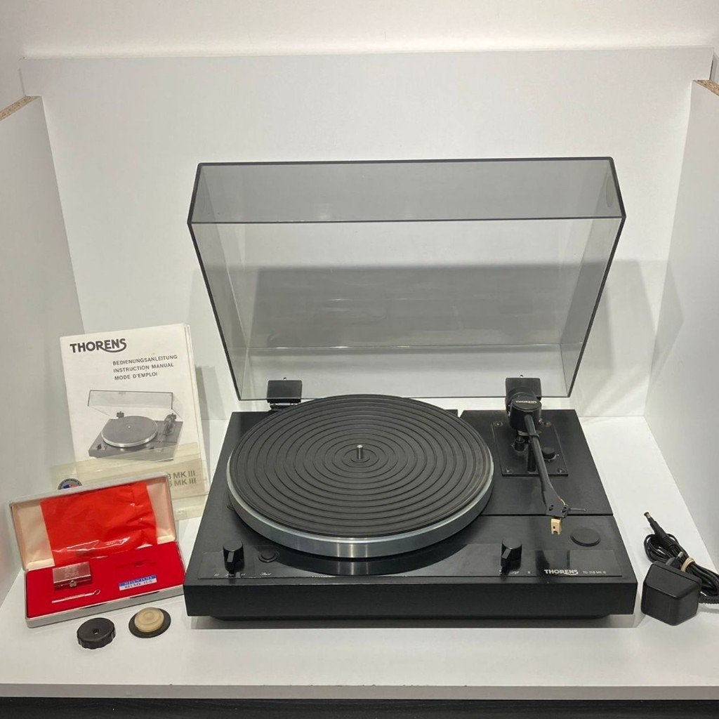 Thorens TD 318 MK III Platenspeler met Stanton 881 MK II-S, Ophalen of Verzenden, Thorens