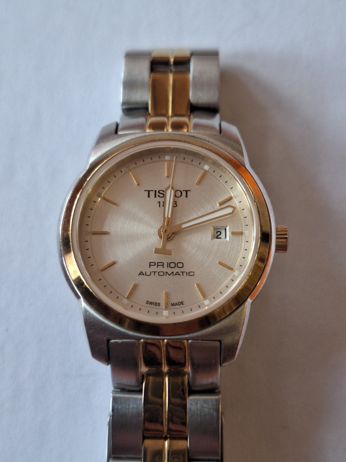 Tissot PR100 Automatic dames horloge, Overige merken, Staal, Staal, Verzenden
