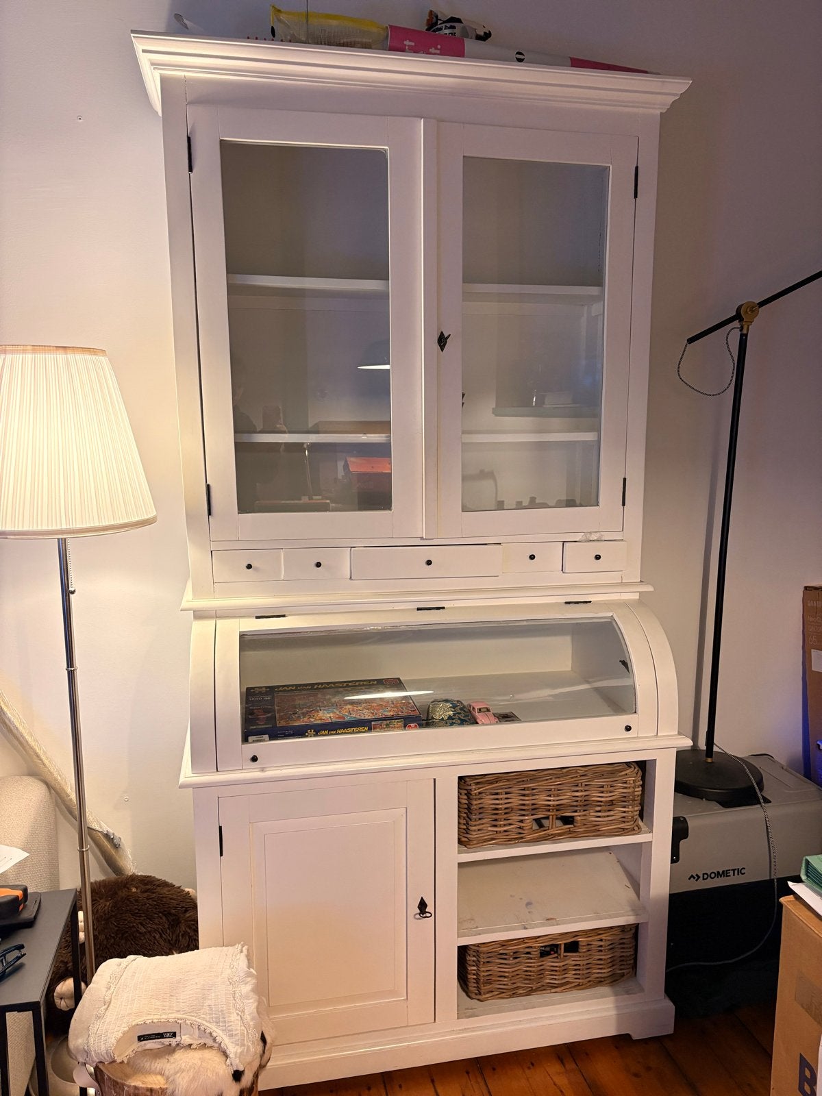 Witte buffetkast moet zsm weg, Ophalen, Gebruikt, 200 cm of meer, 50 tot 100 cm