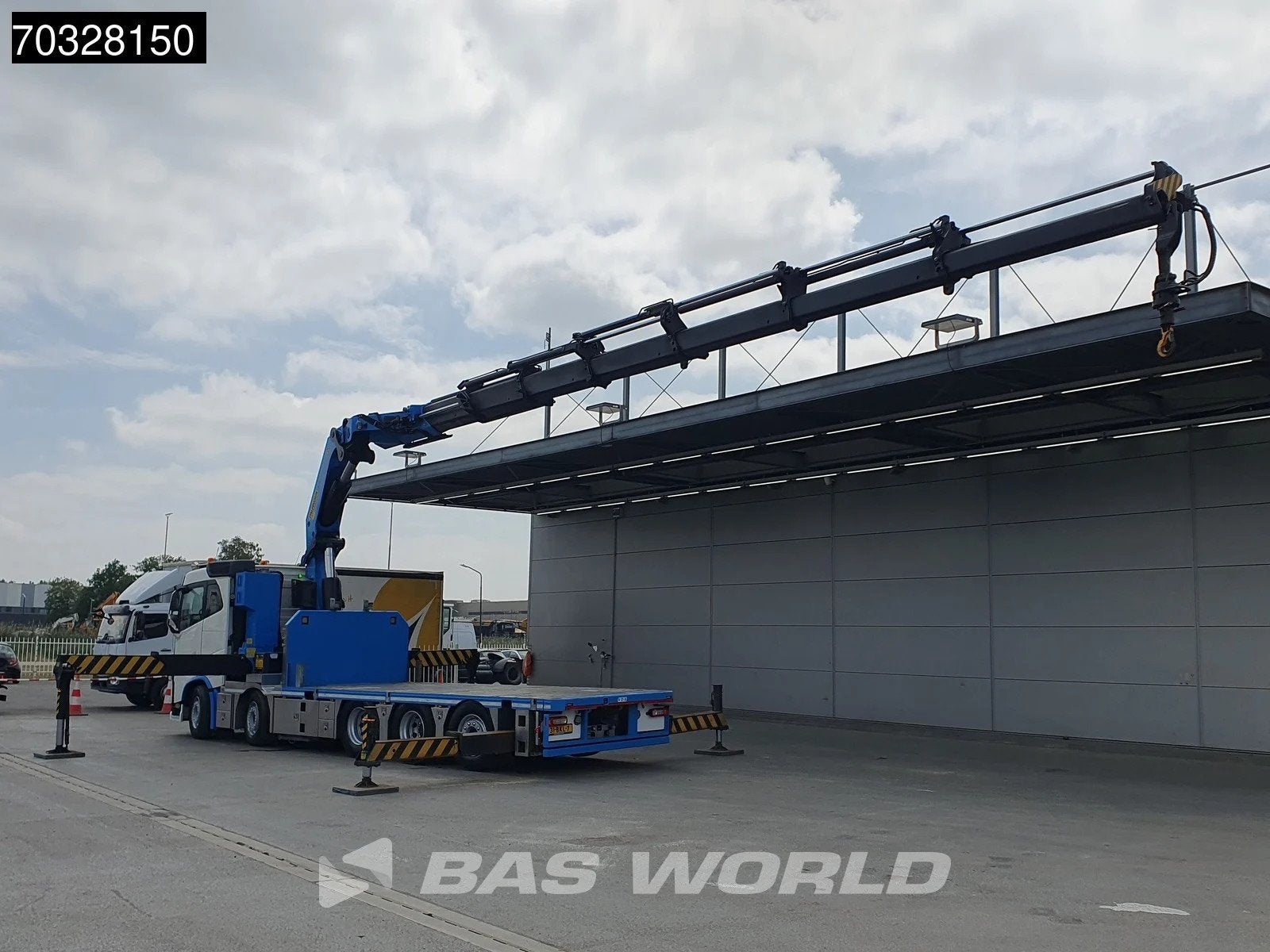 Volvo FH FH 500 10X4 Palfinger PK92002-SH Crane 7 extensions, Auto's, Automaat, Stof, Euro 6, Stoelverwarming
