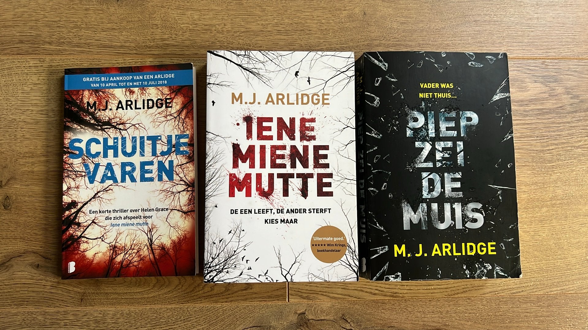 M.J. Arlidge boeken (totaalprijs), Boeken, Ophalen of Verzenden, Zo goed als nieuw