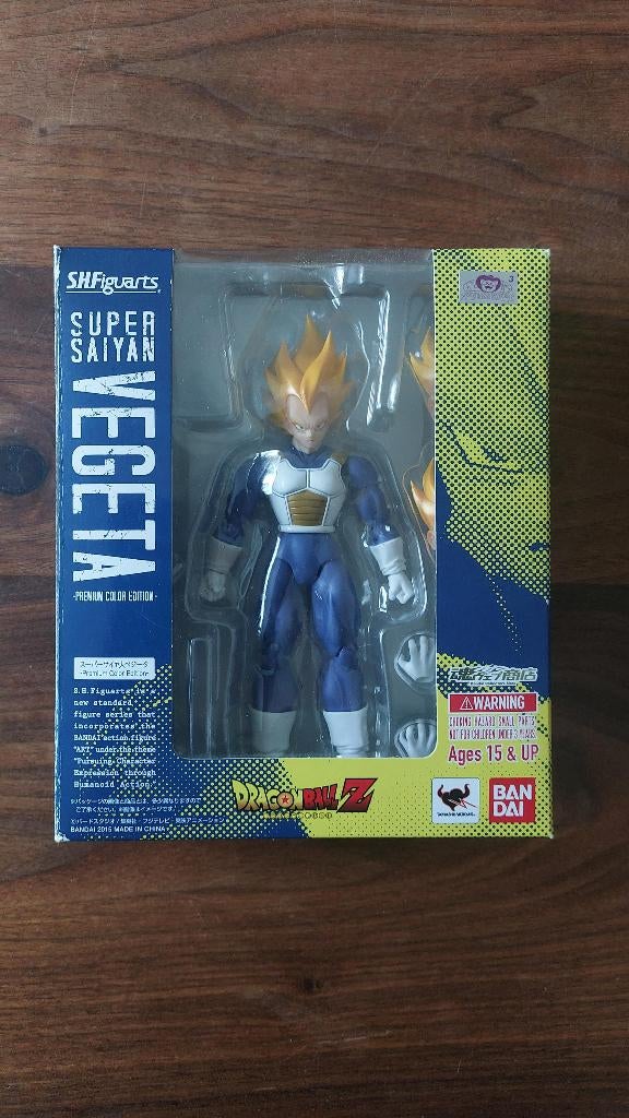 S.H. Figuarts dragonball Vegeta premium color edition, Verzamelen, Poppetjes en Figuurtjes, Ophalen of Verzenden, Zo goed als nieuw
