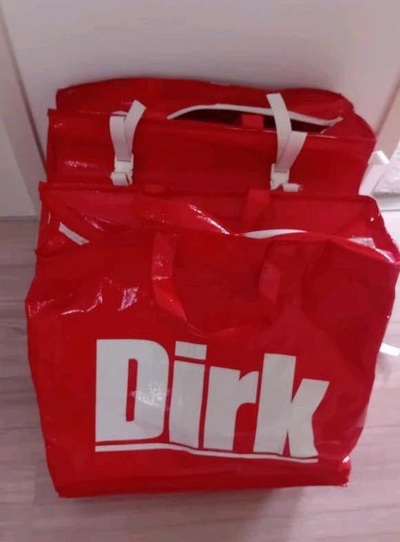 Dubbele fietstas Dirk van den Broek, Ophalen, Zo goed als nieuw, Dirk van den broek