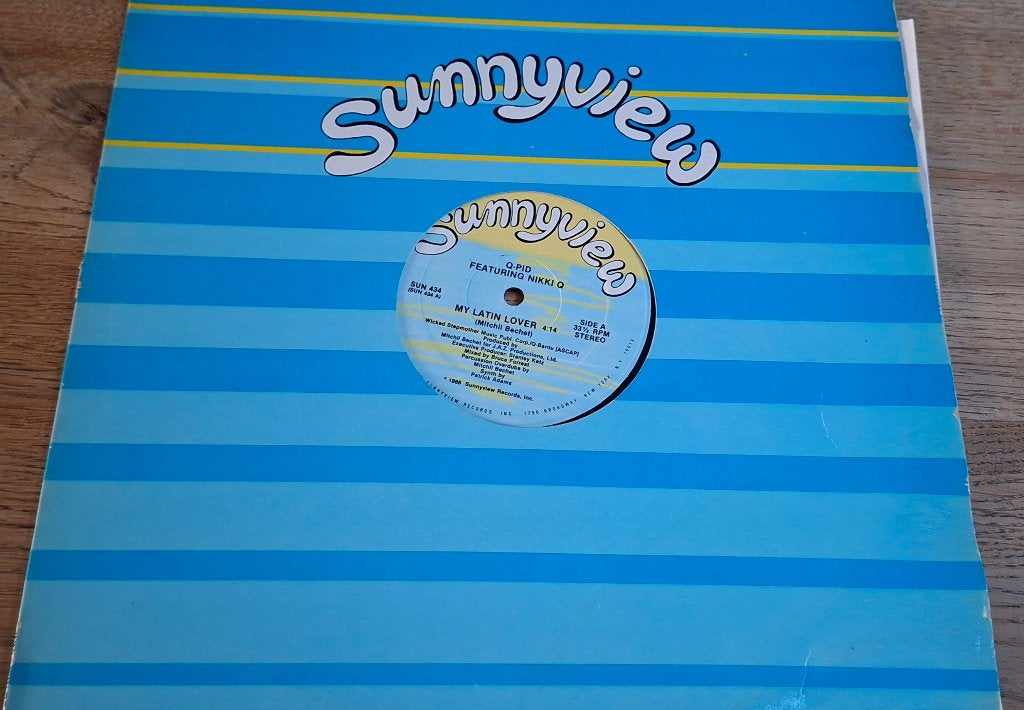 12 inch Maxisingel Q-Pid feat. Nikki Q - My Latin Lover, Gebruikt, Disco, 12 inch, Beschermende buitenhoes