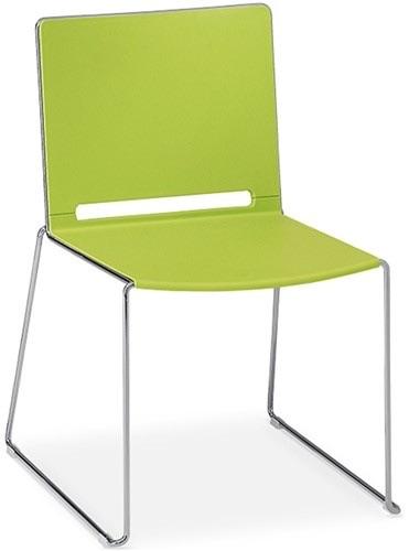 Stoel QLIQ zonder armsteunen, Huis en Inrichting, Stoelen, Ophalen, Overige kleuren, Draadframe, Zo goed als nieuw