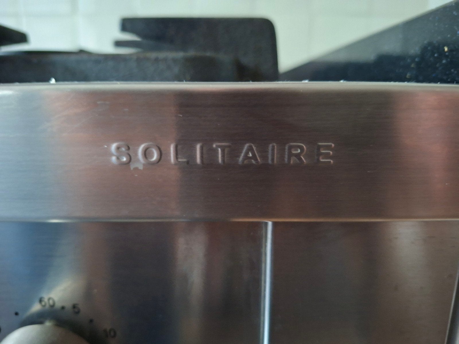 Solitaire 5 pits gasfornuis met oven, Witgoed en Apparatuur, Ophalen, Gebruikt, 60 cm of meer, Gas