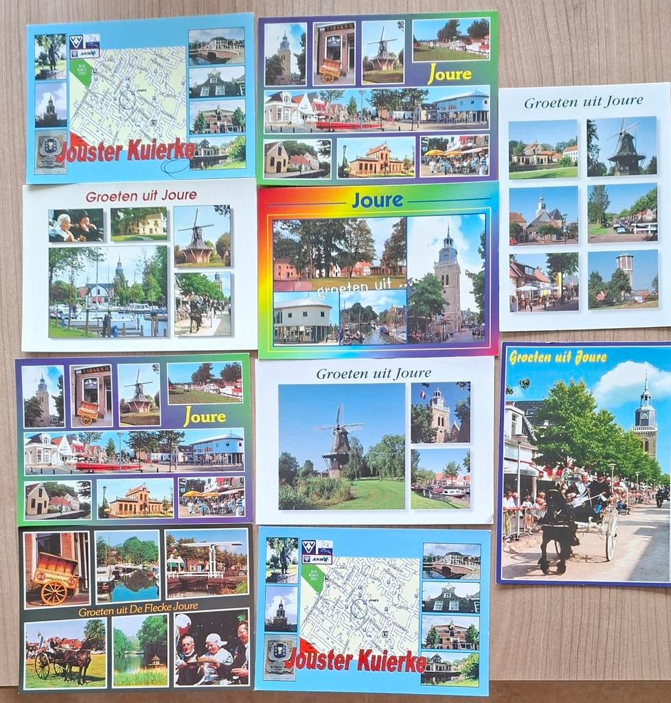 Ansichtkaarten Joure, Ophalen of Verzenden, Ongelopen, Friesland