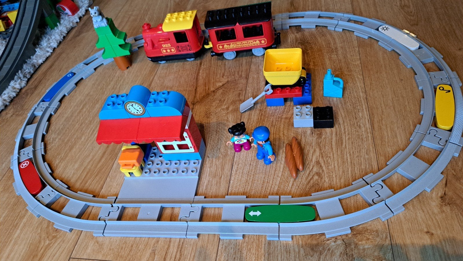 Duplo stoomtrein complete set, Ophalen, Zo goed als nieuw, Duplo