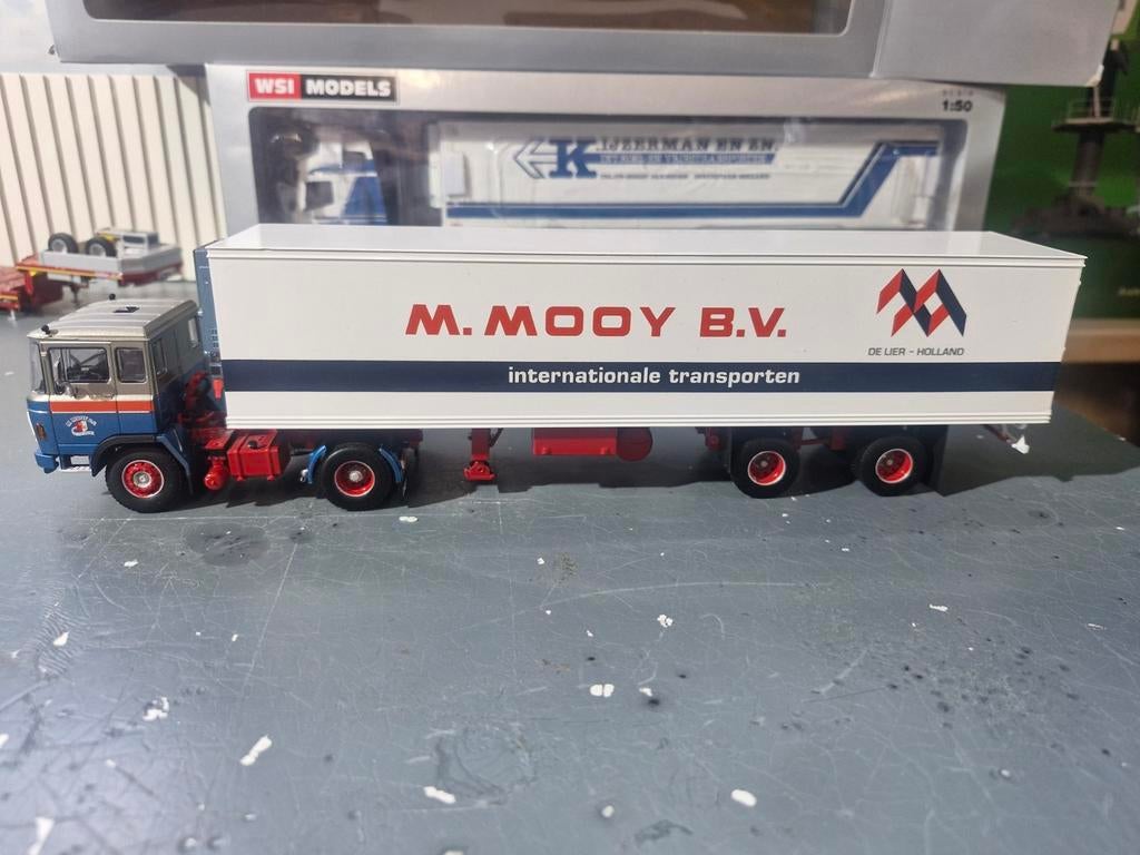 Daf 2600 4x2 met koeltrailer wsi van mooi transport, Hobby en Vrije tijd, Modelauto's | 1:50, Ophalen of Verzenden, Nieuw, Bus of Vrachtwagen