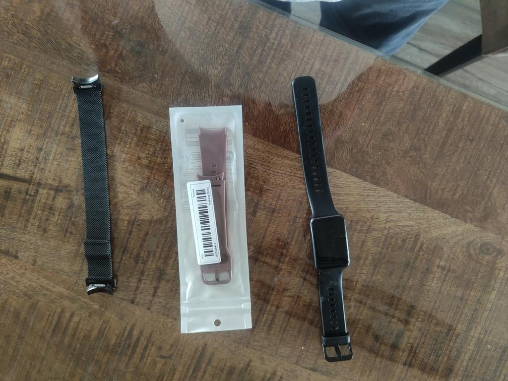 Huawei Smart Dames Horloge met Twee Banden (Rubber & Metaal), Ophalen of Verzenden