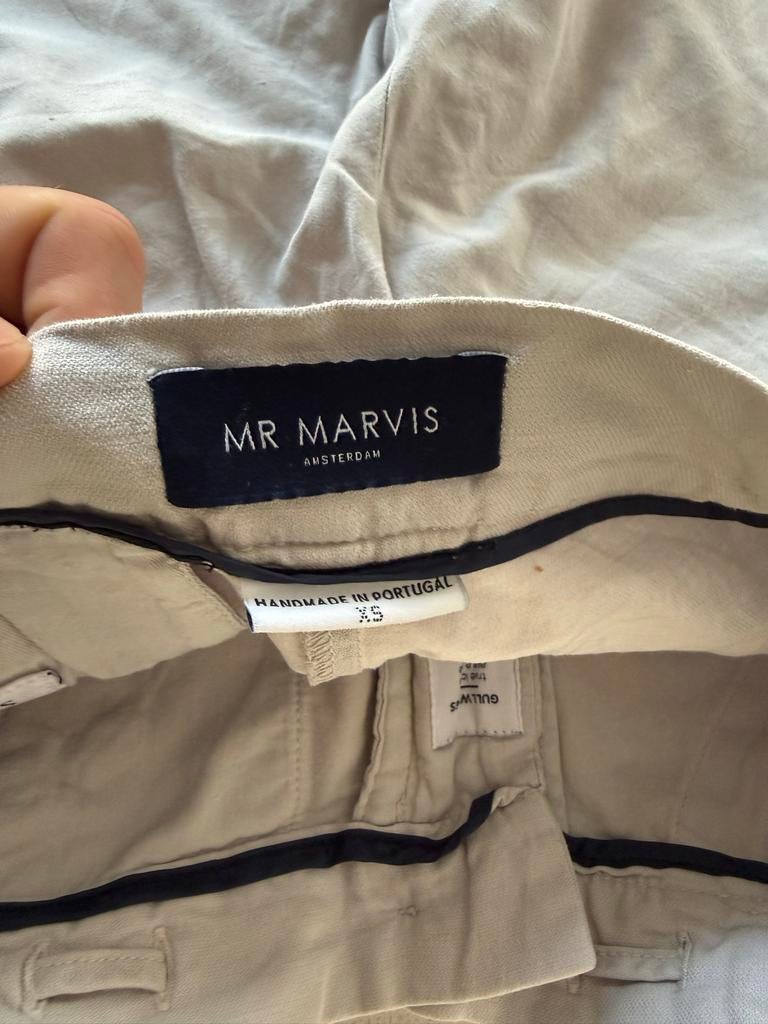 Mr Marvis Korte Broek Model Gullwings Maat XS, Ophalen of Verzenden, Zo goed als nieuw, Maat 46 (S) of kleiner, Beige