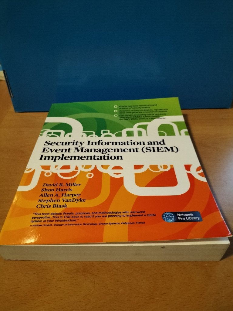 Security Information and Event Management (SIEM), Informatica en Computer, Ophalen of Verzenden, Zo goed als nieuw, David R. Miller