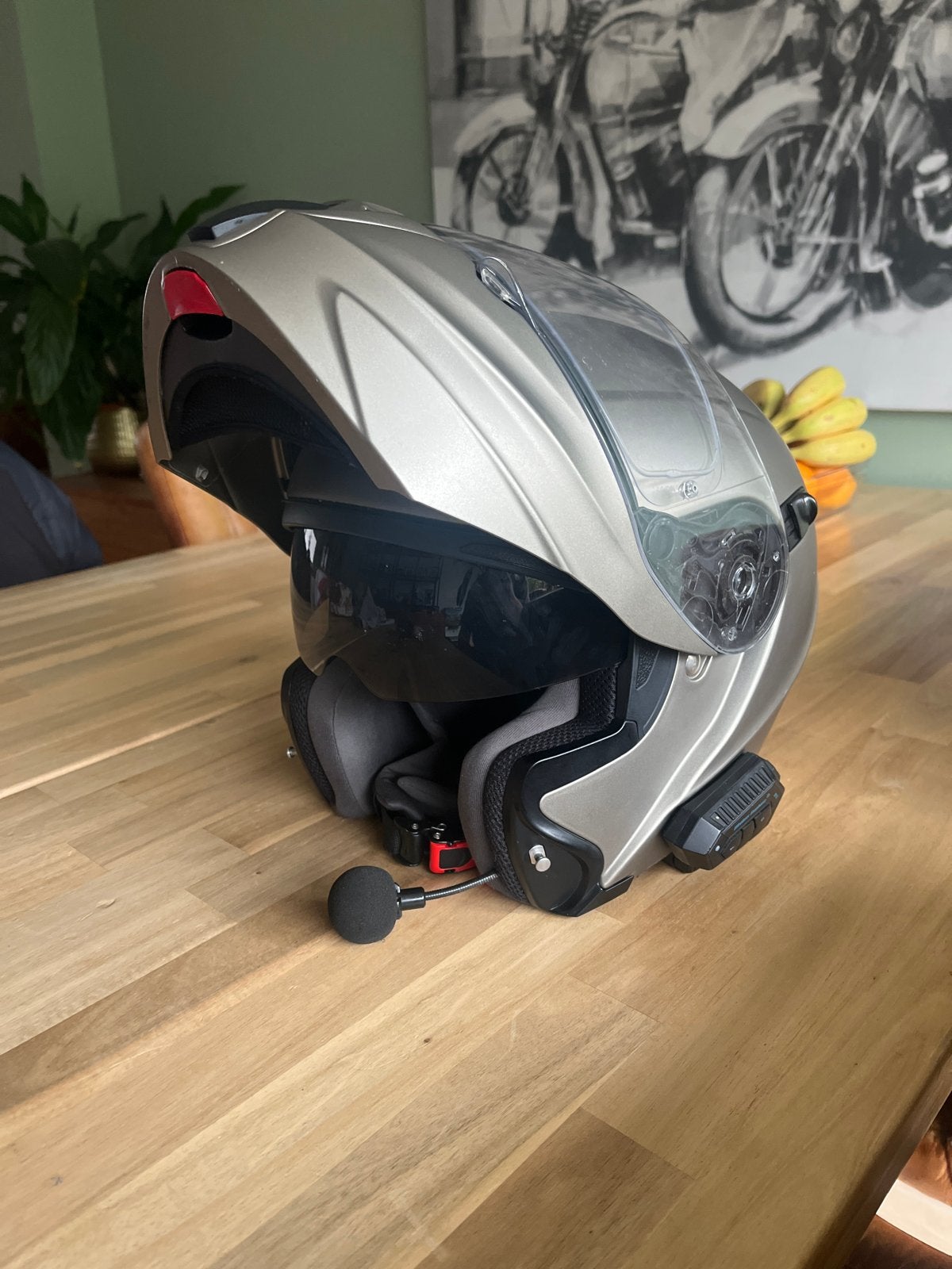 Scorpion exo-920 L systeemhelm met intercom maa, Systeemhelm, Heren, L, Tweedehands