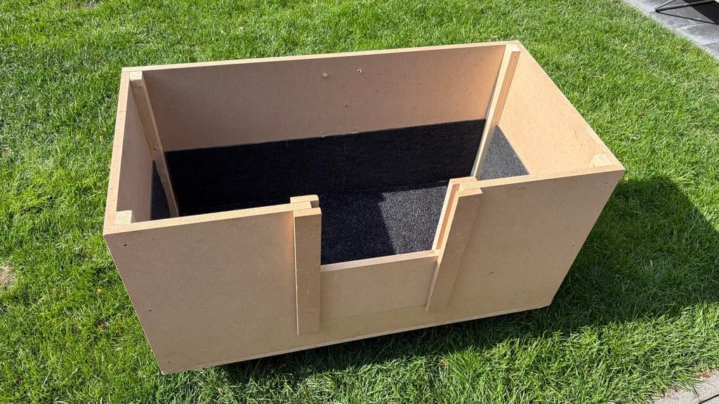 Werpkist 54x104cm hond/kat/poes, Dieren en Toebehoren, Ophalen, Zo goed als nieuw