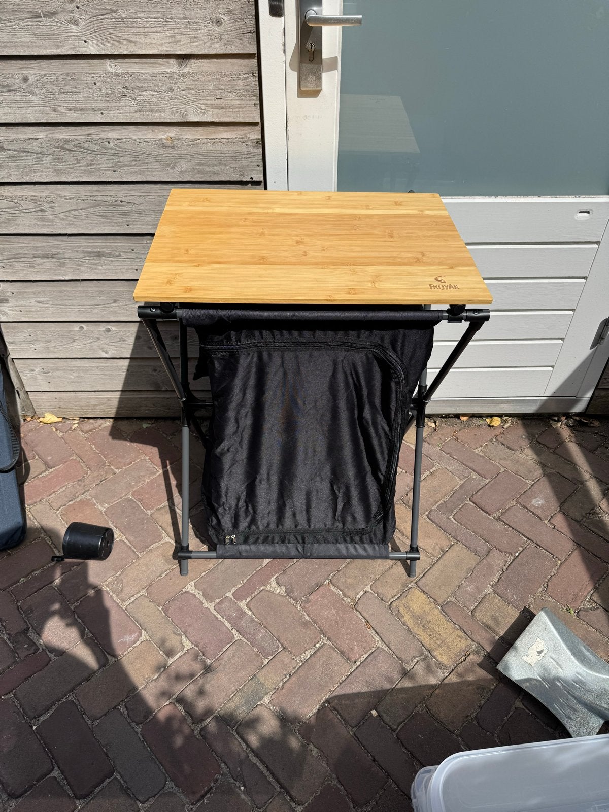 Froyak campingkast met bamboe blad, Caravans en Kamperen, Ophalen of Verzenden, Gebruikt