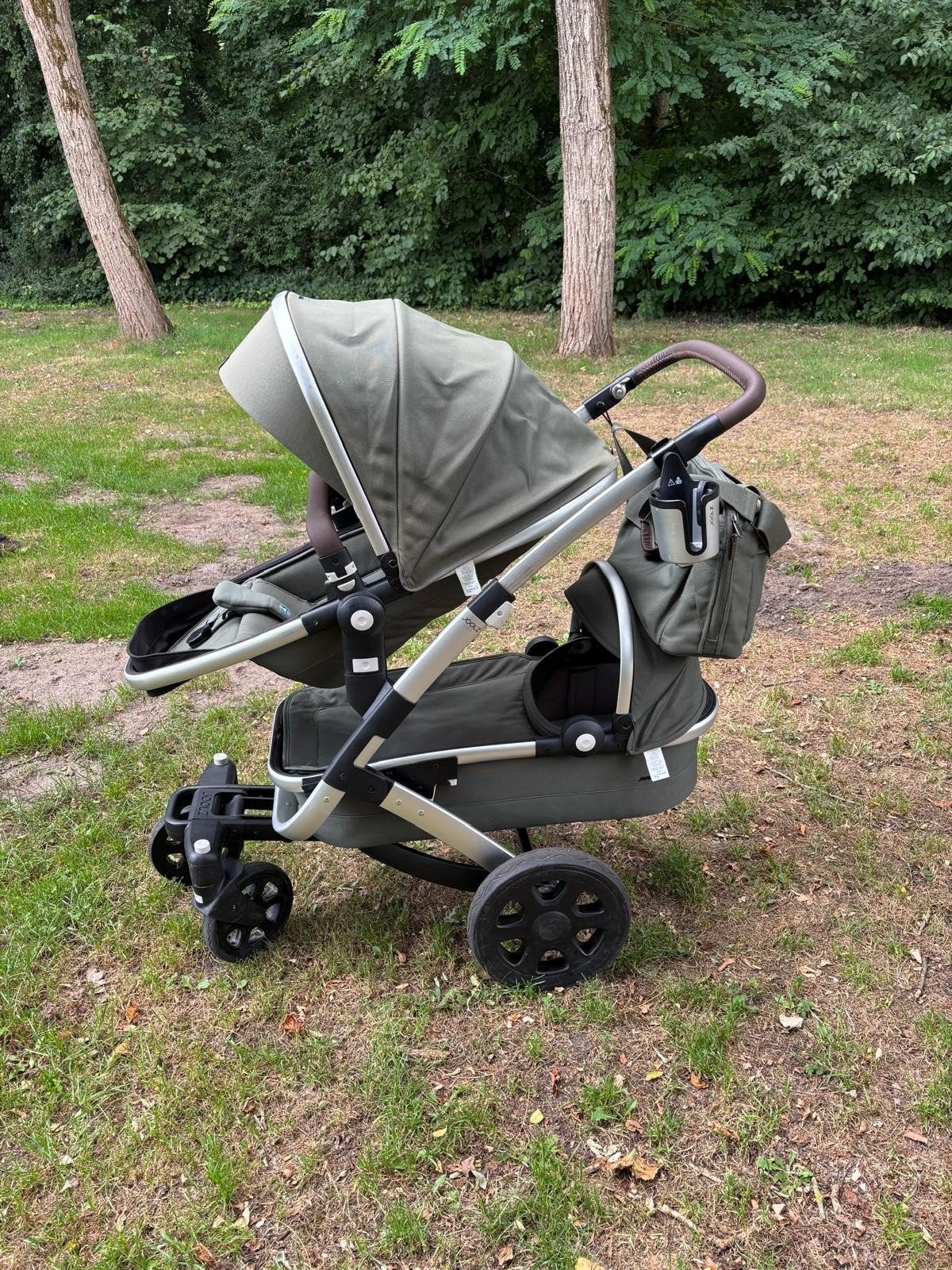 Joolz Geo 2 Duo kinderwagen met regenhoes, Gebruikt, Duowagen, Combiwagen, Ophalen