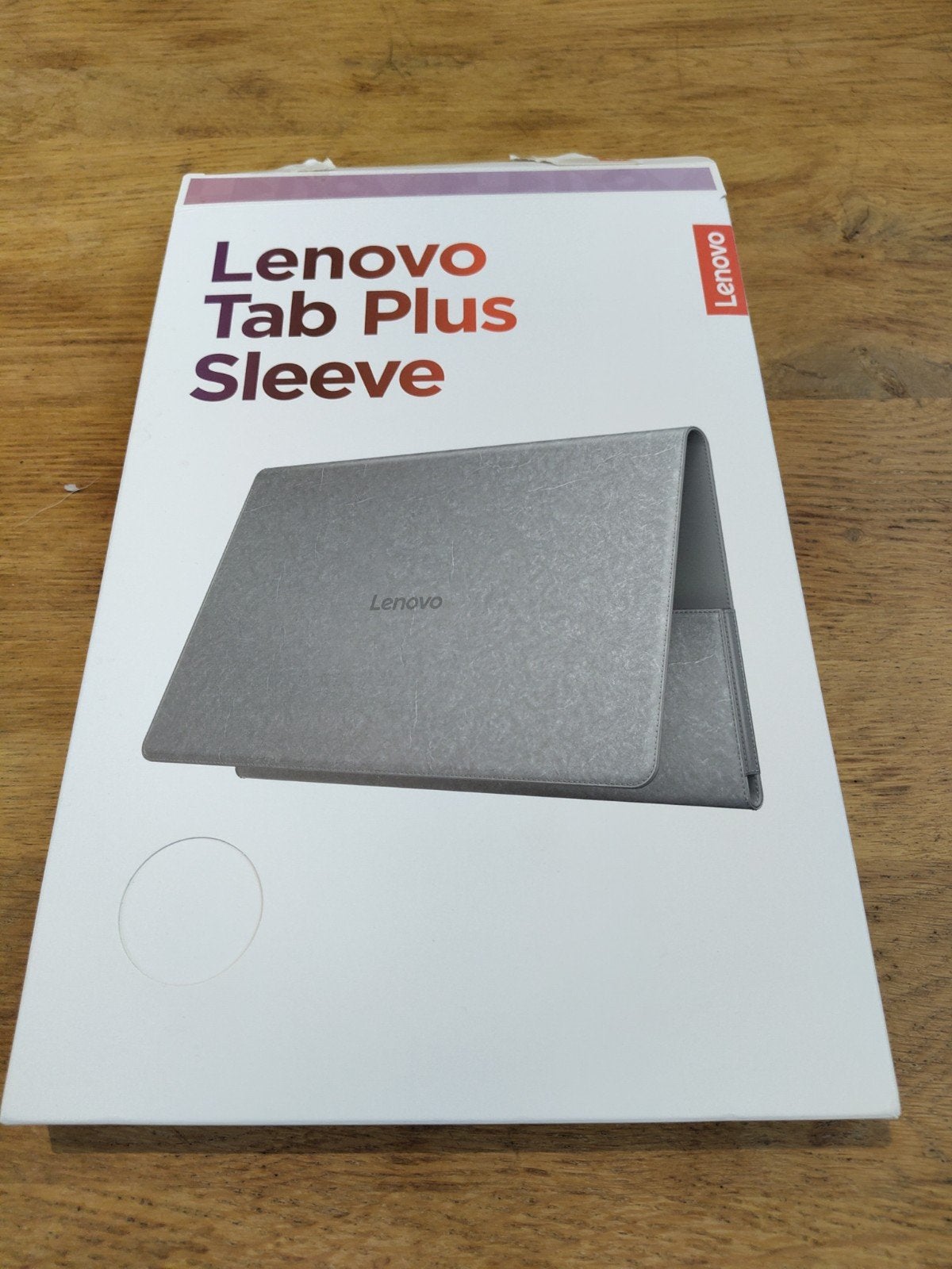 Lenovo Tab Plus Sleeve Grijs - Nieuw in verpakking, Ophalen of Verzenden, Nieuw, Mobiel, Hoesje