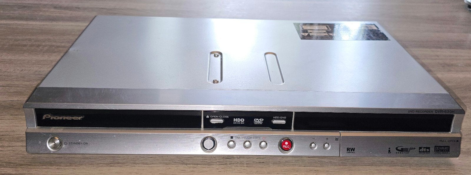 Pioneer DVD/HDD DVR-630H 250 GB Recorder met Afstandsbedieni, Met harddisk, Refurbished, Dvd-recorder, Ophalen of Verzenden