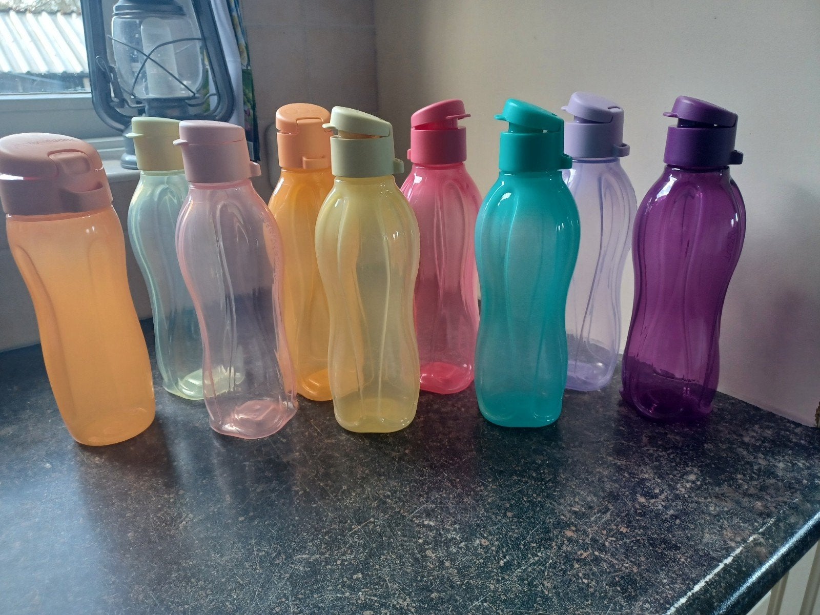 Tupperware ecofles 500ml, sportdop, eco easy 500 ml nieuw, Ophalen of Verzenden, Nieuw, Oranje, Overige typen