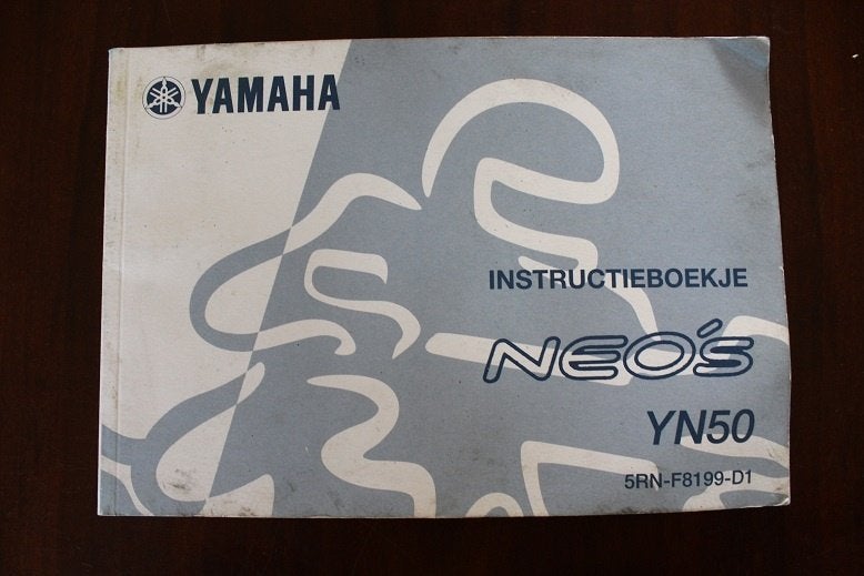 Yamaha NEO'S YN50  2002 scooter instructie boekje, Ophalen of Verzenden, Gebruikt