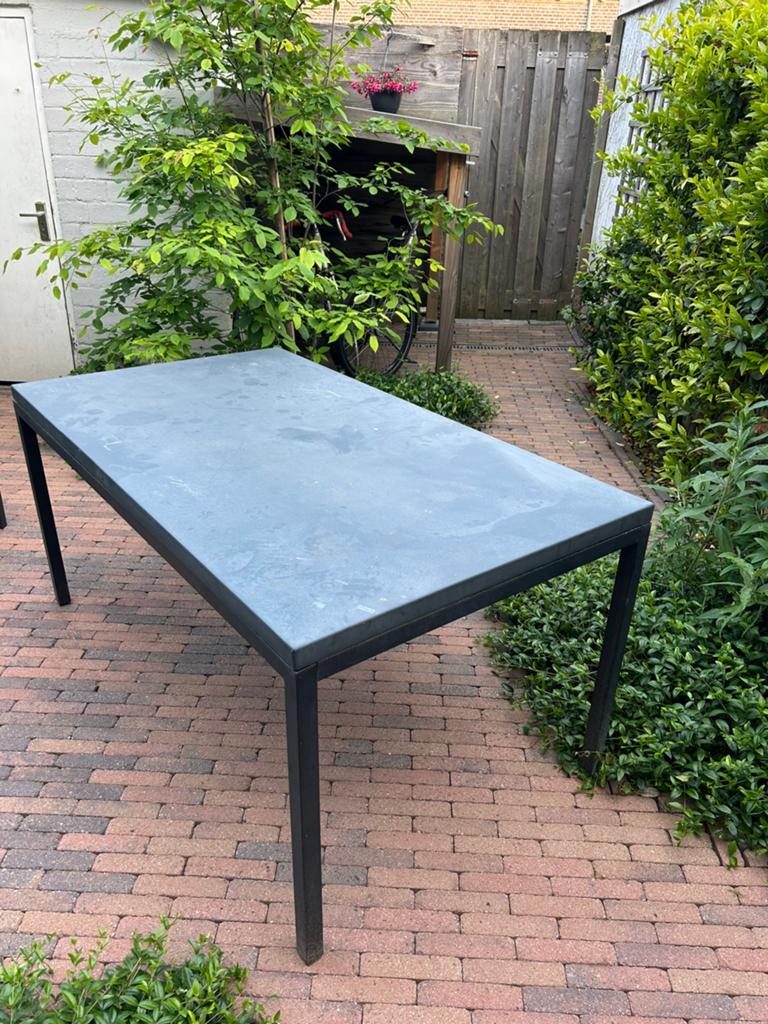 Gratis tuintafel 90x160 cm, Ophalen, Gebruikt, Rechthoekig
