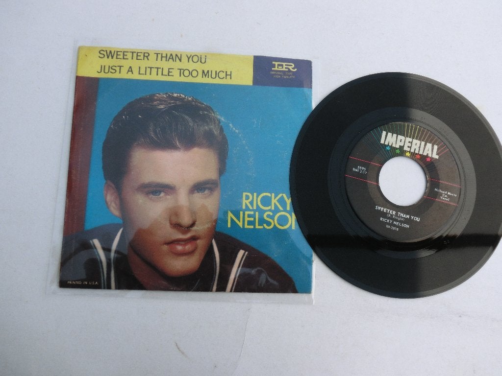 Ricky Nelson Sweeter than you, Cd's en Dvd's, Vinyl Singles, 7 inch, Single, Ophalen of Verzenden, Zo goed als nieuw