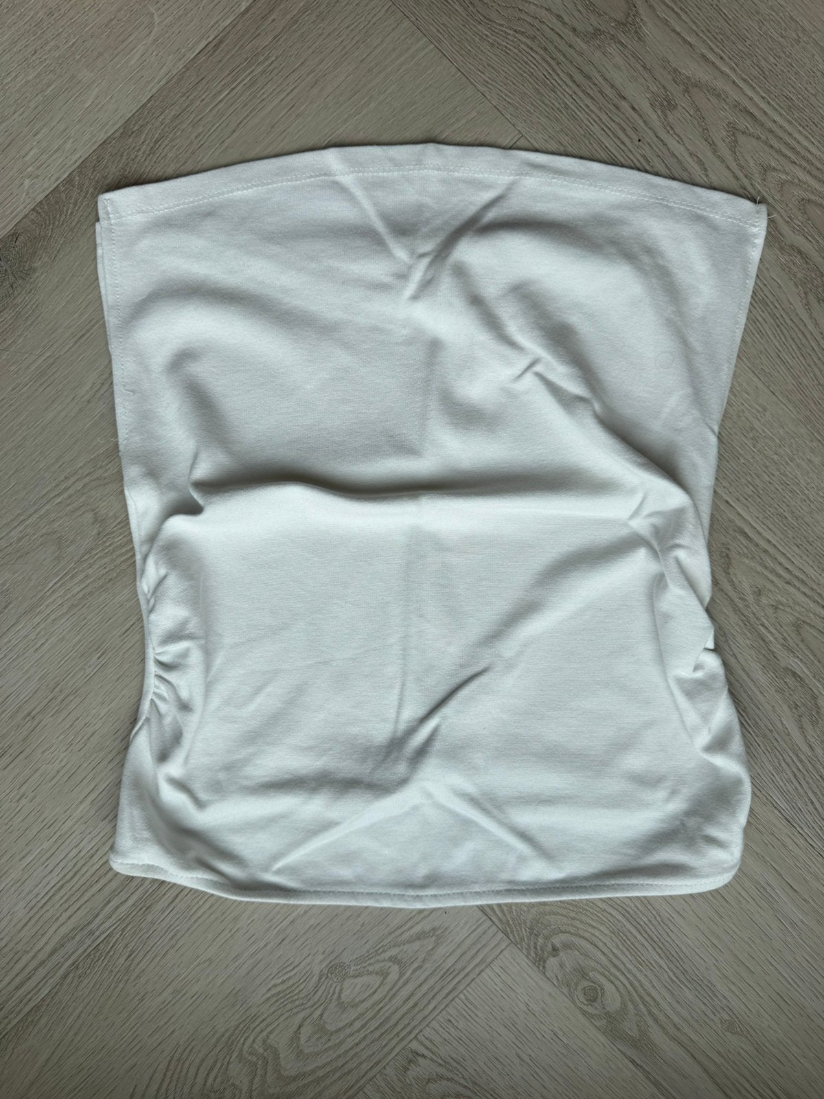 Berskha tubetop maat S, wit, Wit, Zo goed als nieuw, Bershka, Ophalen of Verzenden