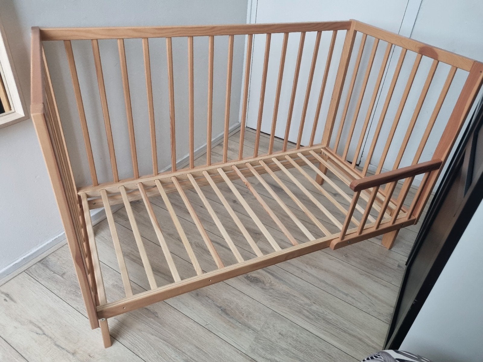 Doorgroei ledikant, Ophalen, Gebruikt, Minder dan 140 cm, Matras