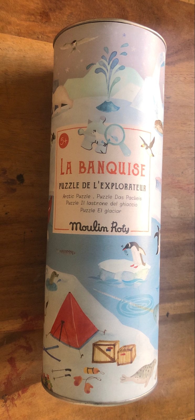 Moulin Roty Puzzel 96 stukjes, Ophalen of Verzenden, Meer dan 50 stukjes, Zo goed als nieuw, 6 jaar of ouder