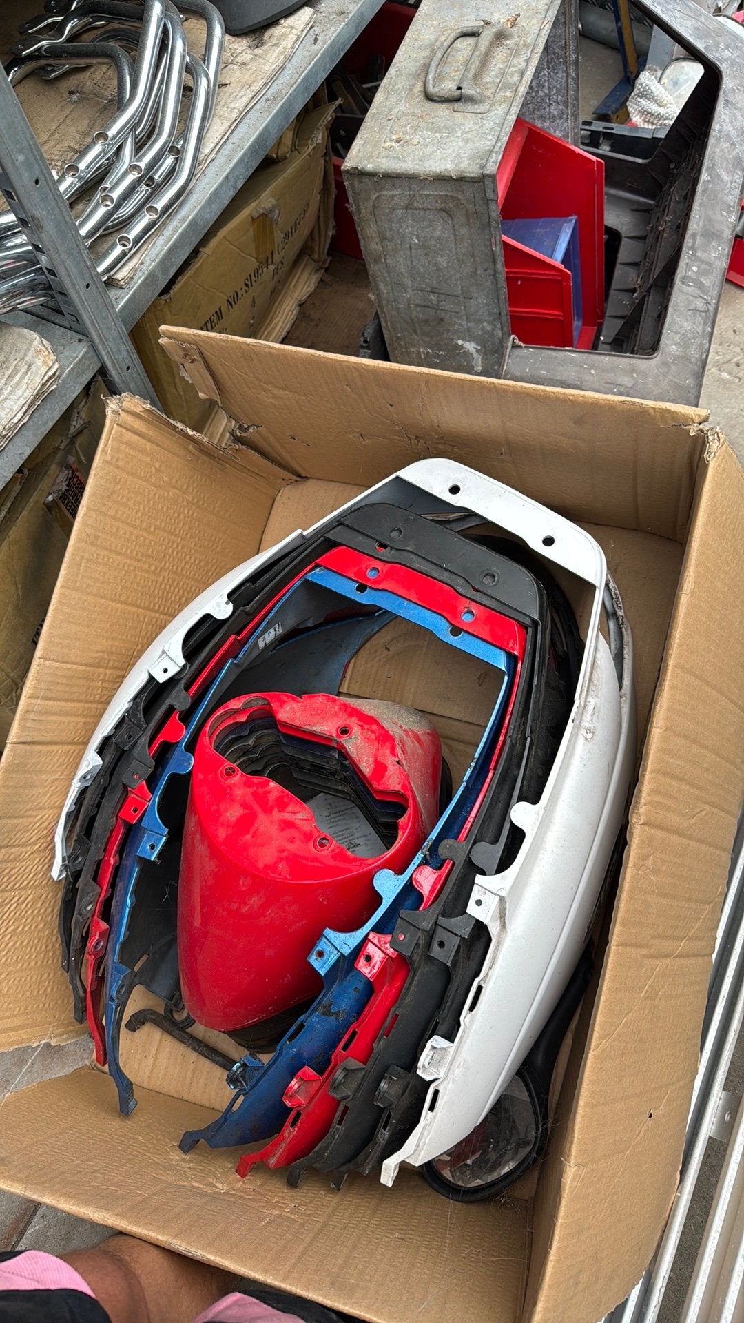Piaggio zip achterkap + spatbord, Ophalen of Verzenden, Kap, Piaggio