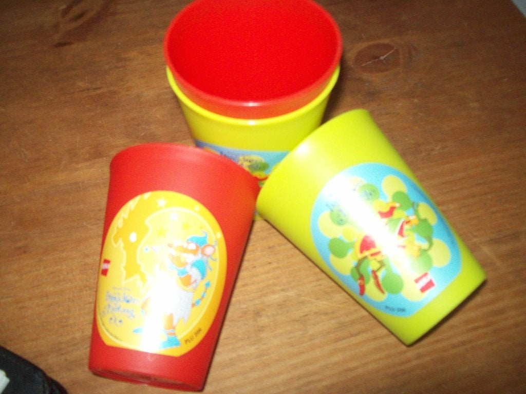 4 geronimo bekers(hard plastic) nieuw, Overige materialen, Nieuw, Ophalen of Verzenden, Overige stijlen